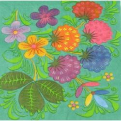 Салфетка 33x33 см двупластова -1 брой