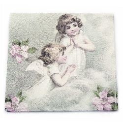 Șervețel pentru decupaj SAGEN VINTAGE 33x33 cm trei straturi -1 buc
