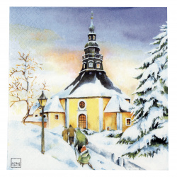 Not Available Online. You can also buy at EM ART stores and at +359 884 000 893 Napkin HOME FASHION for decoupage33x33 cm three-layer Seiffener Sunset -1 piece
