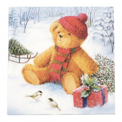 Not Available Online. You can also buy at EM ART stores and at +359 884 000 893 Napkin HOME FASHION for decoupage33x33 cm three-layer Paul-1 piece