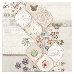 Decoupage napkin Ambiente 33x33 cm three-layer Josepfine -1 piece