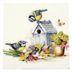 Decoupage napkin Ambiente 33x33 cm three-layer It is Springtime -1 piece