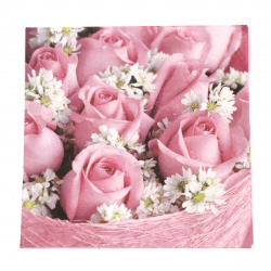 Decoupage napkin - Ti-flair 33x33 cm three-ply Alicia - 1 piece