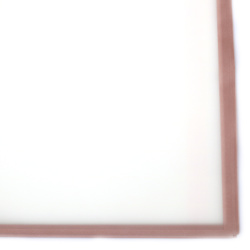 Матиран целофан за опаковане и декорация с кант 58x58 см цвят бял -20 листа