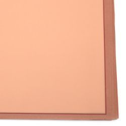 celofan mat pentru ambalare si decor cu margine 58x58 cm culoare pulbere - 20 coli