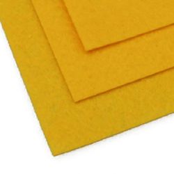 Φύλλο τσόχας 1 mm A4 20x30 cm κίτρινο σκούρο -1 τεμάχιο