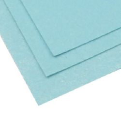 Felt Sheet, DIY Crafts1 mm A4 20x30 cm color blue pale-1 piece