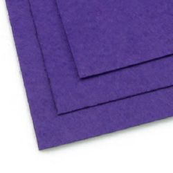 Fabric Felt Sheet, DIY Crafts Sewing Decoration 1 mm A4 20x30 cm color purple dark -1 piece