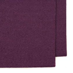 Pâslă 1,5 mm A4 20x30 cm culoare violet -1 bucată