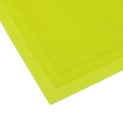 Φύλλο τσόχας panama τύπου 0,5 mm A4 20 x 30 cm για εφαρμογές, διακοσμήσεις και κεντήματα - κίτρινο