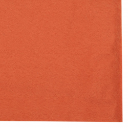 Soft Felt Fabric Sheet DIY Craftwork Decoration  2 mm A4 20x30 cm color orange dark -1 piece