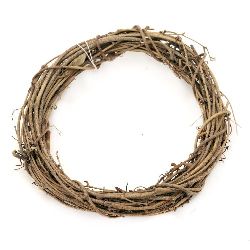 Wooden  wreath for decoration 150 mm