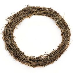 Wooden  wreath for decoration 250 mm