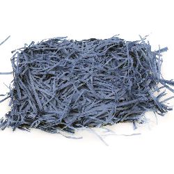 Artificial Paper Grass, Decoration Decoupage DIY color blue - 50 grams