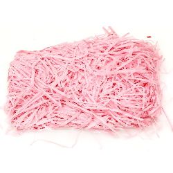 Paper Grass in Light Pink Color - 50 Grams
