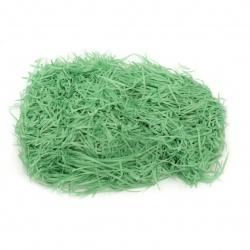 Хартиена трева цвят зелен блед - 50 грама