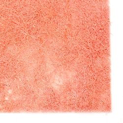 Pressed artificial coconut grass for  DIY decoration, decoupage,  A4 color pink