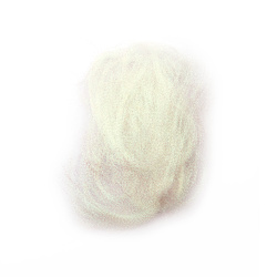 Păr de înger răsucit curcubeu alb ~10 grame