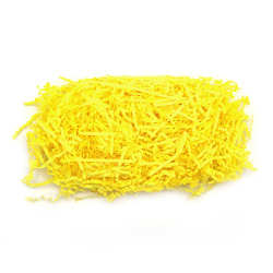 Yellow Curly Paper Grass - 30 grams: Ideal for decoration and filling