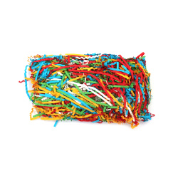 Multicolored Curly Paper Grass  - 20 grams