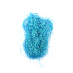 Angel Hair, Twisted, Blue Rainbow ~ 10 grams.