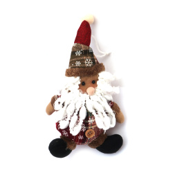 Weihnachtsanhänger Weihnachtsmann – Deko zum Aufhängen, 130 x 170 x 82 mm