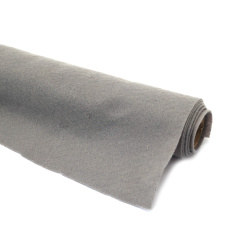 Soft Kraft Felt, 1.5 mm, 45 cm, 180-200 gsm, Gray - 1 Meter