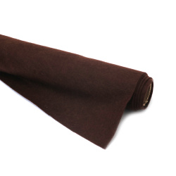 Soft Kraft Felt, 1.5 mm, 45 cm, 180-200 gsm, Brown - 1 Meter