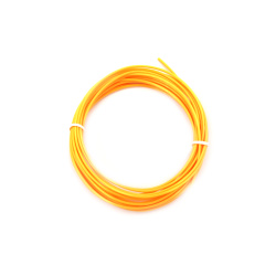 PLA филамент за 3D писалка 1.75 мм цвят оранжев -5 метра