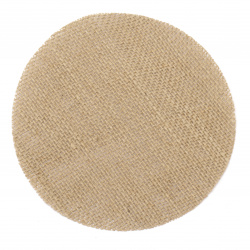 Burlap Base for Application DIY Crafts Decorations, Embroidery, round 150x150 mm