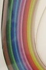 Ленти за квилинг (хартия 130 гр) 4 мм/ 35 см - 20 цвята МИКС -100 бр