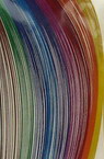 Quilling Paper Strips / Paper: 130 g; 4 mm, 35 cm / 10 Intense Colors - 100 pieces