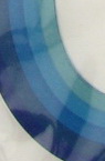 Ленти за квилинг (хартия 130 гр) 4 мм/ 35 см - 5 цвята синя гама -100 бр