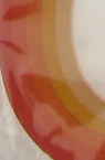Quilting  Paper Strips (130 g paper) 4 mm / 50 cm - 5 colors orange range -100 pcs