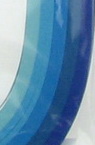Quilling Paper Strips (130 g paper) 4 mm / 50 cm - 5 colors blue -100 pcs