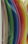 Quilling strips (130 g paper) 6 mm / 35 cm -20 colors MIX - 100pcs