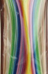Quilling  Paper Strips (130 g paper) 6 mm / 50 cm -20 colors MIX - 100 pcs