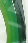 Ленти за квилинг (хартия 130 гр) 6 мм/ 50см - 5 цвята зелена гама -100 бр