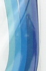 Art Quilling Strips for Crafting /  Paper: 130 g; 6 mm, 50 cm - 5 Shades of Blue - 100 strips