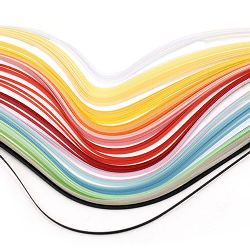 Quilling Paper Strips (90g paper) 3 mm / 50 cm -20 colors MIX - 200pcs