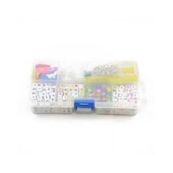 Set de margele și instrumente pentru confecționarea bijuteriilor - cutie 14x7.2x3 cm