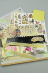 Set of Materials for Decoration and Album, 5 Sheets, 20x24 cm