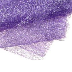 Spider Web Net with Silver Thread Cheap DIY Crafts Party Halloween  80x170 cm purple 