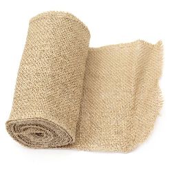 Burlap Base for Application DIY Crafts Decorations, Embroidery 15x300 cm 