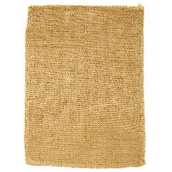 Natural Jute Burlap Ribbon Base for Application DIY Crafts Decorations, Embroidery 19x29 cm.