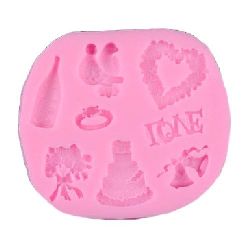 Silicone mold - 79 x 70 x 8 mm