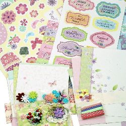 DIY Scapbook cards 17 x 11.5 cm