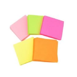 Χρωματιστά χαρτάκια 7x7 cm για διακόσμηση και origami ~ 100 τεμάχια