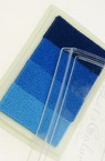 Тампон с пигментно мастило 6x3.8 см - 4 цвята синя гама