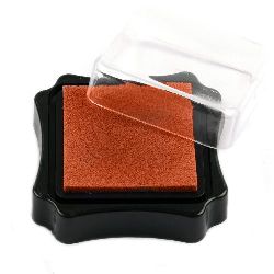 Pigment with pigment ink 6.2x2.1 cm orange